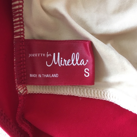 Coming soon - Jozette for Mirella red open back leotard S - Picture 4 of 6